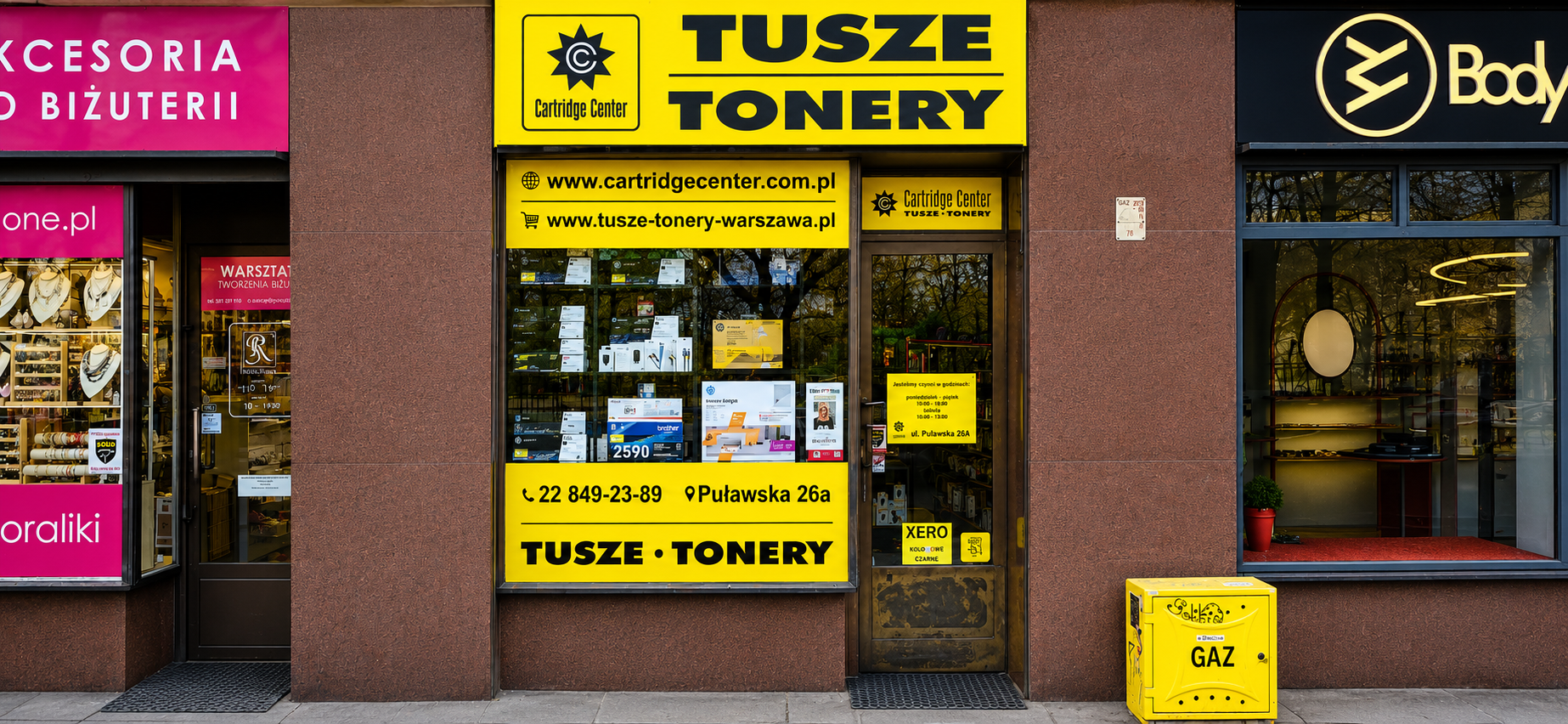 Cartridge Center – sklep z tuszami i tonerami Warszawa Mokotów