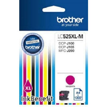 Tusz Brother LC-525 XL M magenta, oryginalny | 11,5ml