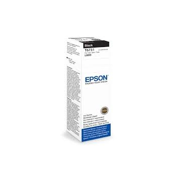 Tusz Epson T6731 BK [C13T67314A] czarny, oryginalny | 70 ml