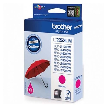 Tusz Brother LC-225XL M magenta, oryginalny | 11,8ml