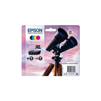 Tusz Epson 502XL CMYK [C13T02V64010] CMYK, oryginalny | zestaw 4 tuszy XL
