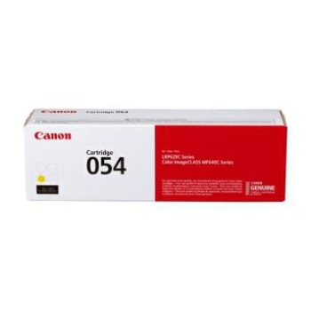 Toner Canon CRG054 yellow, oryginalny | 1200str.
