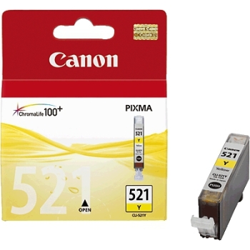 Tusz Canon CLI-521Y yellow, oryginalny | 9ml
