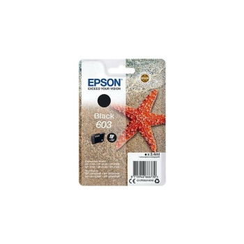 Tusz Epson 603 BK [C13T03U14020] czarny, oryginalny | 3,4ml