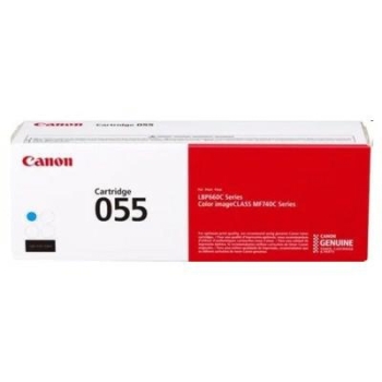 Toner Canon CRG055 cyan, oryginalny | 2100str.