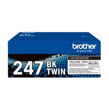 Toner Brother TN-247B TWIN czarny, oryginalny | zestaw 2 tonerów | 2x 3000str.