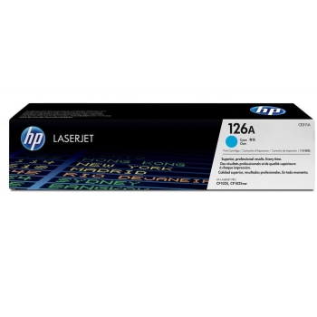 Toner HP 126A [CE311A] cyan, oryginalny | 1000str.