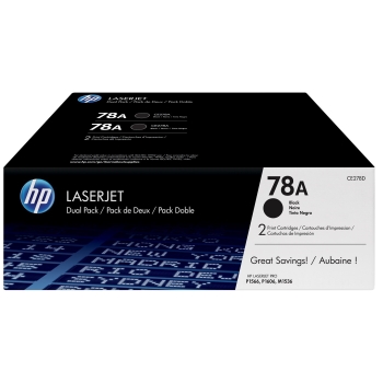Toner HP 78AD [CE278AD] czarny, oryginalny | zestaw 2 tonerów | 2x 2100str.