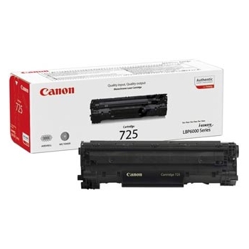 Toner Canon CRG725 czarny, oryginalny | 1600str.