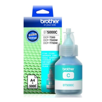 Tusz Brother BT-5000 cyan, oryginalny | 48,8ml