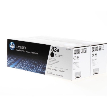 Toner HP 83AD [CF283AD] czarny, oryginalny | zestaw 2 tonerów | 2x 1500str.