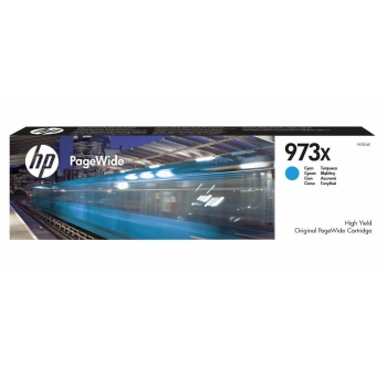 Tusz HP 973X [F6T81AE] cyan, oryginalny | 85.5ml | 7000str.