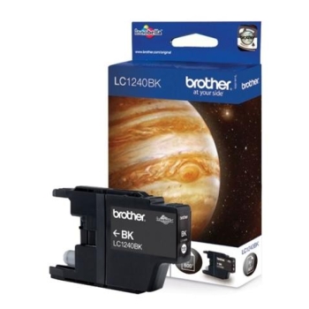Tusz Brother LC-1240 BK czarny, oryginalny | 600str.