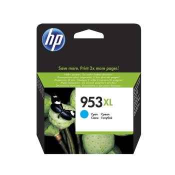 Tusz HP 953XL [F6U16AE] cyan, oryginalny | 20ml
