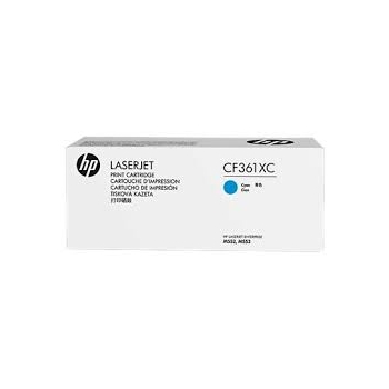 Toner HP 508XC [CF361XC] cyan, oryginalny (korporacyjny) | 9500str.
