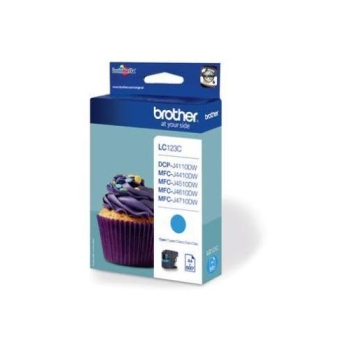 Tusz Brother LC-123 C cyan, zamiennik | 5,7ml