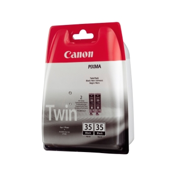Tusz Canon PGI-35 czarny, oryginalny 2-pack | 2x 9.3ml
