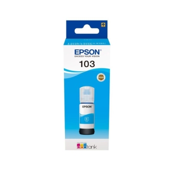 Tusz Epson 103 C [C13T00S24A] cyan, oryginalny | 65ml