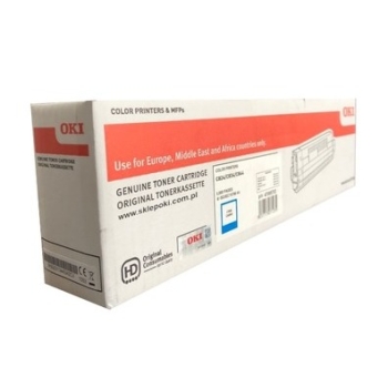 Toner OKI C824/C834/C844 [47095703] cyan, oryginalny | 5000str.
