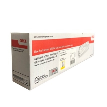 Toner OKI C824/C834/C844 [47095701] yellow, oryginalny | 5000str.